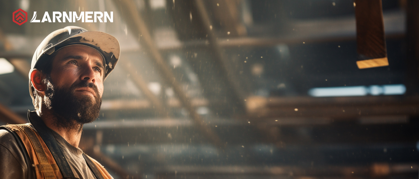 Черевики безпеки LARNMERN для чоловіків та жінок, SRC, антистатичні, з металевим носком, захист від проколів, легкі, комфортні, дихаючі, 49 EU, чорний