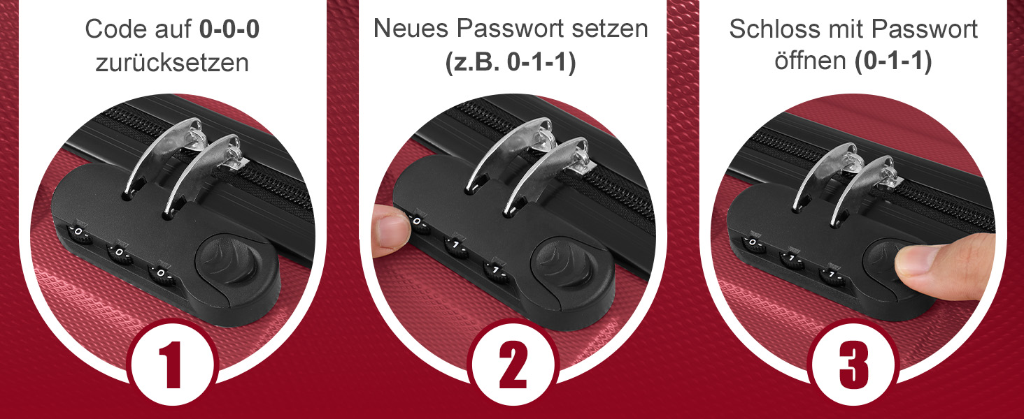 Набір валіз LEADZM 5 шт. з косметичною сумкою, набір валіз з ABS-пластику з телескопічним ручками, ручна поклажа (Турквіз)
