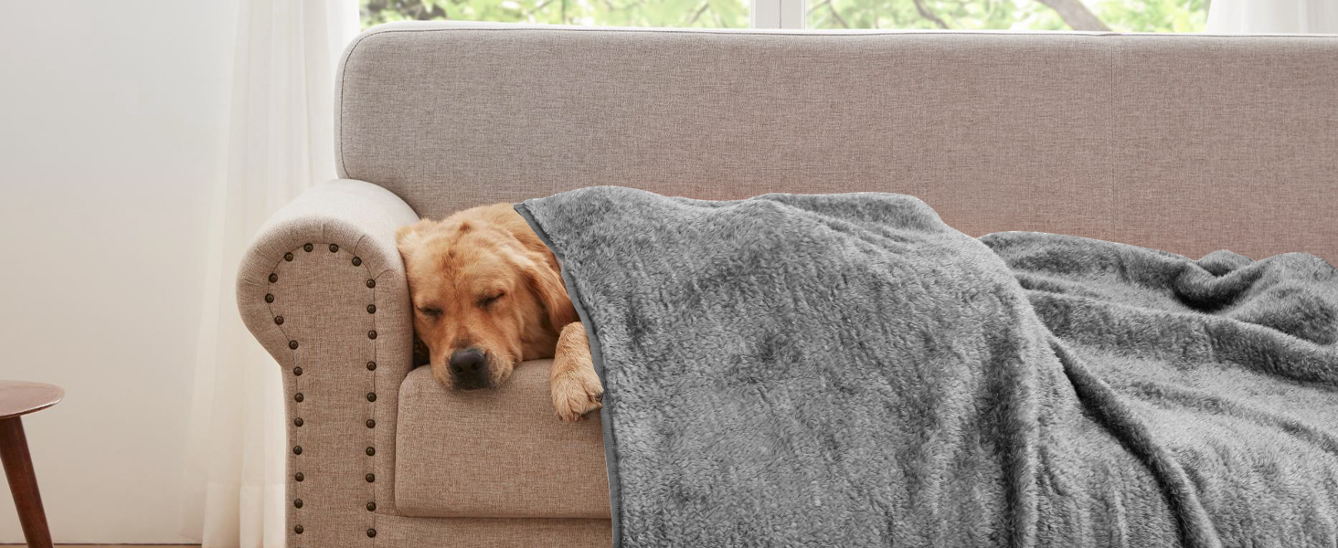 Плед для собак та котів Nobleza: м'який флісовий плед, 100x80 см, 2 шт. (темно-сірий та світло-сірий)