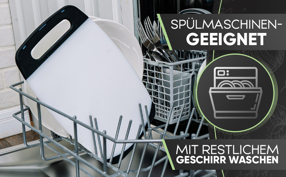 Набір дощок для сніданку Loco Bird (6 шт.) 25x16 см, пластик BPA Free, миючі в посудомийній машині, білий