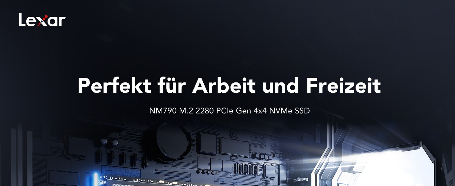 Lexar NM790 2TB SSD NVMe PCIe Gen4x4: Швидкий диск для PS5, ПК, ноутбука, геймерів