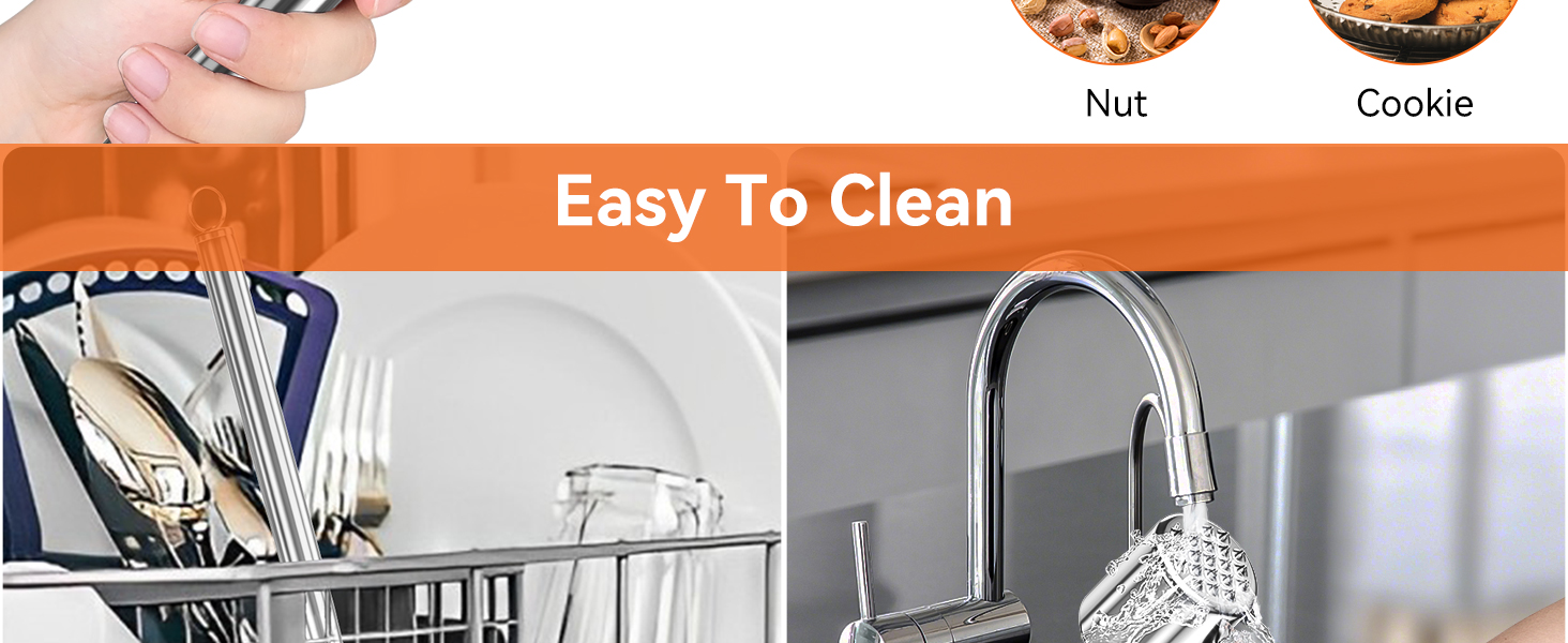 Клобак для м'яса HOOMIL, двосторонній антипригарний, для шніцелів та стейків, з нержавіючої сталі, з неслизькою ручкою