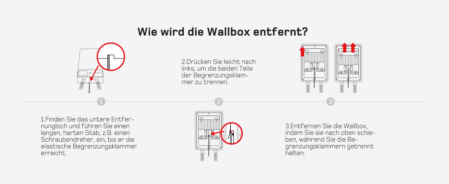 Wallbox 11 кВт з Wi-Fi та кабелем Type 2 7,5м, 3-фазне зарядне для електромобілів (BEV/PHEV), захист RCD Type A 30mA/DC 6mA, IP54, чорний