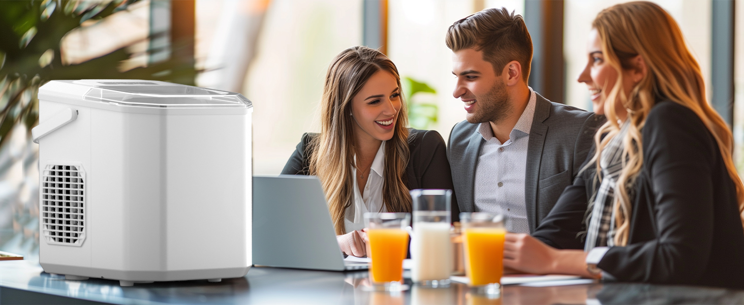 Професійний виробник льоду 12 кг/24 год. Ice Maker 1.5 л, швидкість виробництва 6-13 хв.