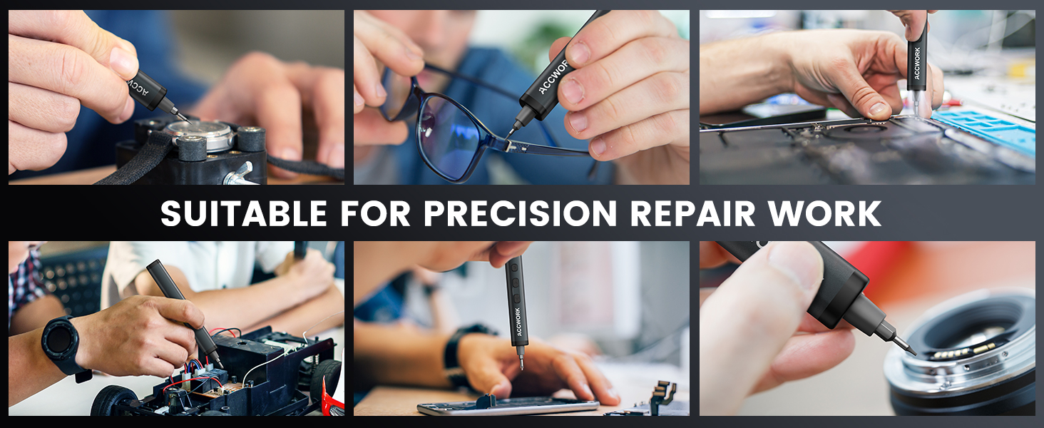 Електрична викрутка 78 в 1 з LED екраном та 72 бітами S2 для ремонту ноутбуків, окулярів, годинників