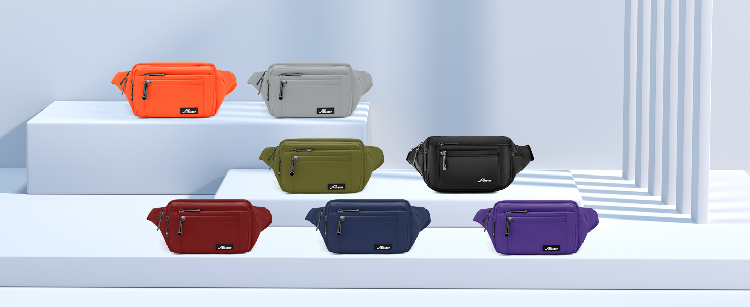 Гірчатка на пояс для жінок та чоловіків, водонепроникна, з тримачем для пляшки, універсальна, для піших прогулянок, вигулу собак, активного відпочинку (A-лілова)