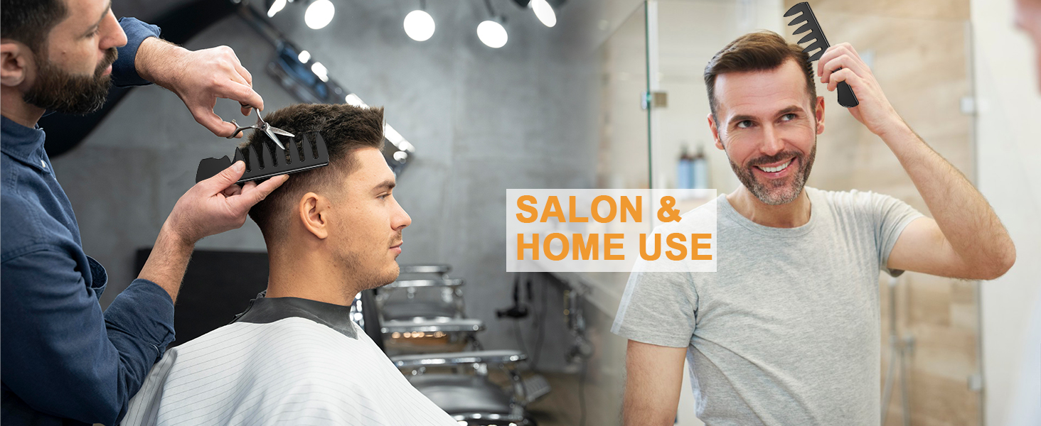 Набір для чоловічого стайлінгу Kamm, DUAIU: 7 предметів, круглі щітки, текстурувальні гребені для укладки та розчісування