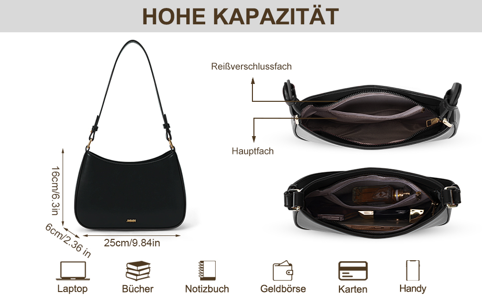 Сумка жіноча TIAASTAP Hobo Bag Y2K чорна, маленька сумка на плече з PU шкіри для дівчат-підлітків