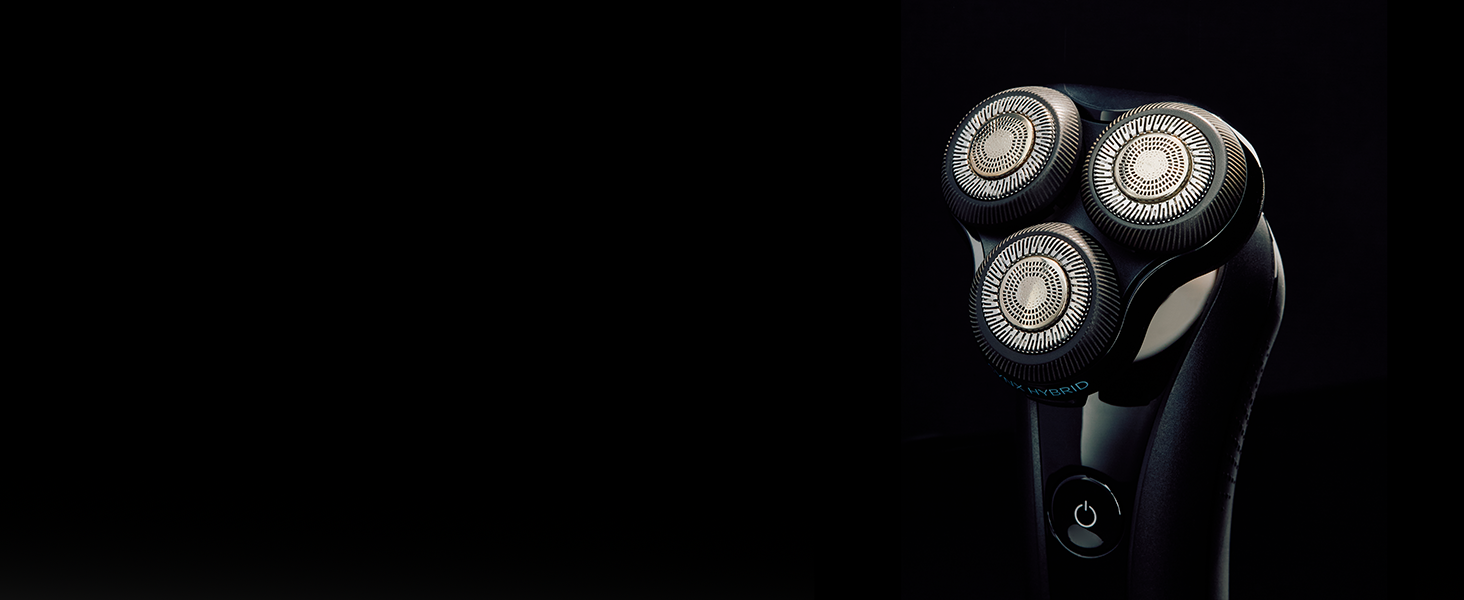 Електричний чоловічий бритва Remington X5 з гібридною системою SynX та тримером, Rotationsrasierer XR1755, чорний