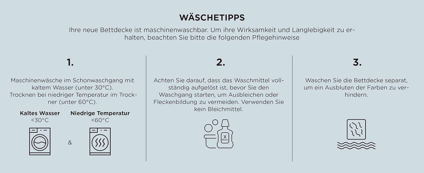 Ковдра BEDSURE 135x200 см, 4-сезонна, стеганий ковдра без наволочки, 300 GSM, для алергіків, сірий/світло-сірий, тепла, м'яка, блакитний (150x200 см)