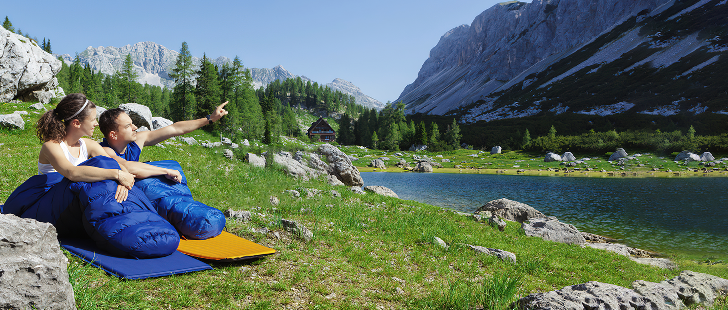 Спальний мішок для дорослих | 3 сезони | Ультралегкий 1400г | Водостійкий, компактний | Мумієподібний для кемпінгу, походів, відпочинку на природі. Чорний