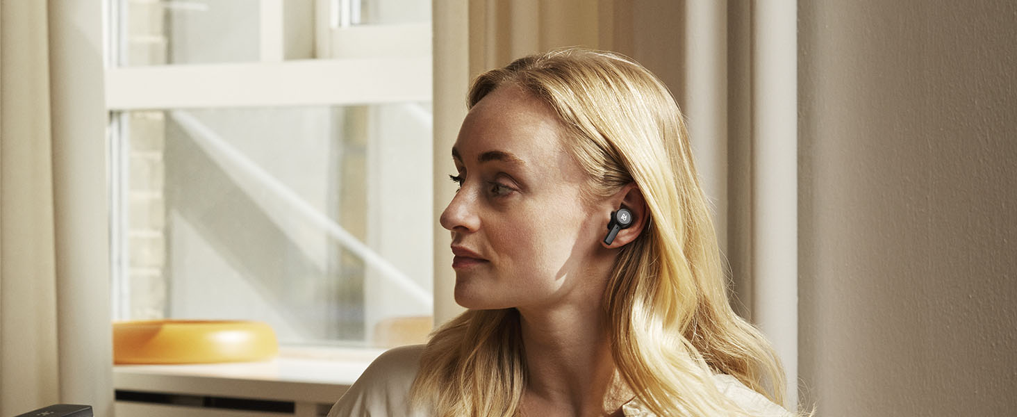 Bang & Olufsen Beocom EX UC: Бездротові Bluetooth навушники з активним шумозаглушенням (чорний антрацит) + донгл та зарядний кейс