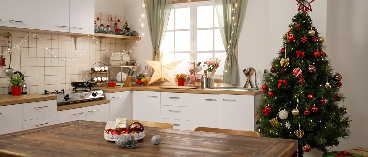 Набір ножів кухонних D.Perlla, 6 предметів, сталь з високим вмістом вуглецю, дерев'яний блок, коричневий