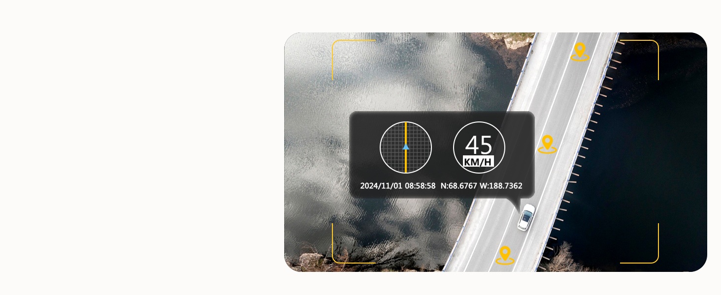 Відеореєстратор Z-Edge 4K Dual Autokamera з GPS, WiFi та LCD 2.7 дюйма. Підтримка запису 4K, 2K, 1080P, WDR, G-сенсор, нічне бачення, паркувальний режим. Версія 2025.