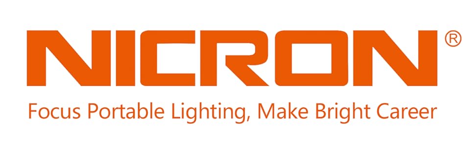 Лобовий ліхтар NICRON H28 LED з червоним світлом, USB-зарядка, 500 люмен, водонепроникний IP67 для риболовлі, туризму, археології