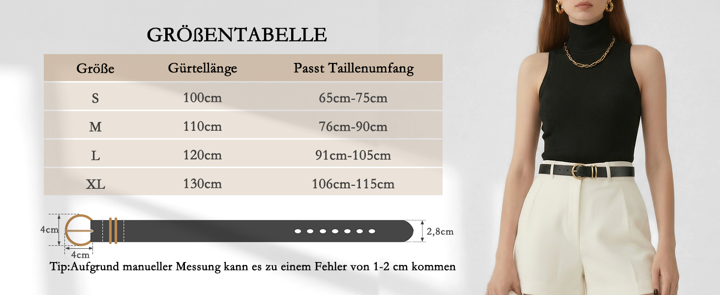 Жіночий шкіряний ремінь JasGood для джинсів, спідниць та суконь, золота пряжка, темно-синій, 120 см (під талію 91-105 см)