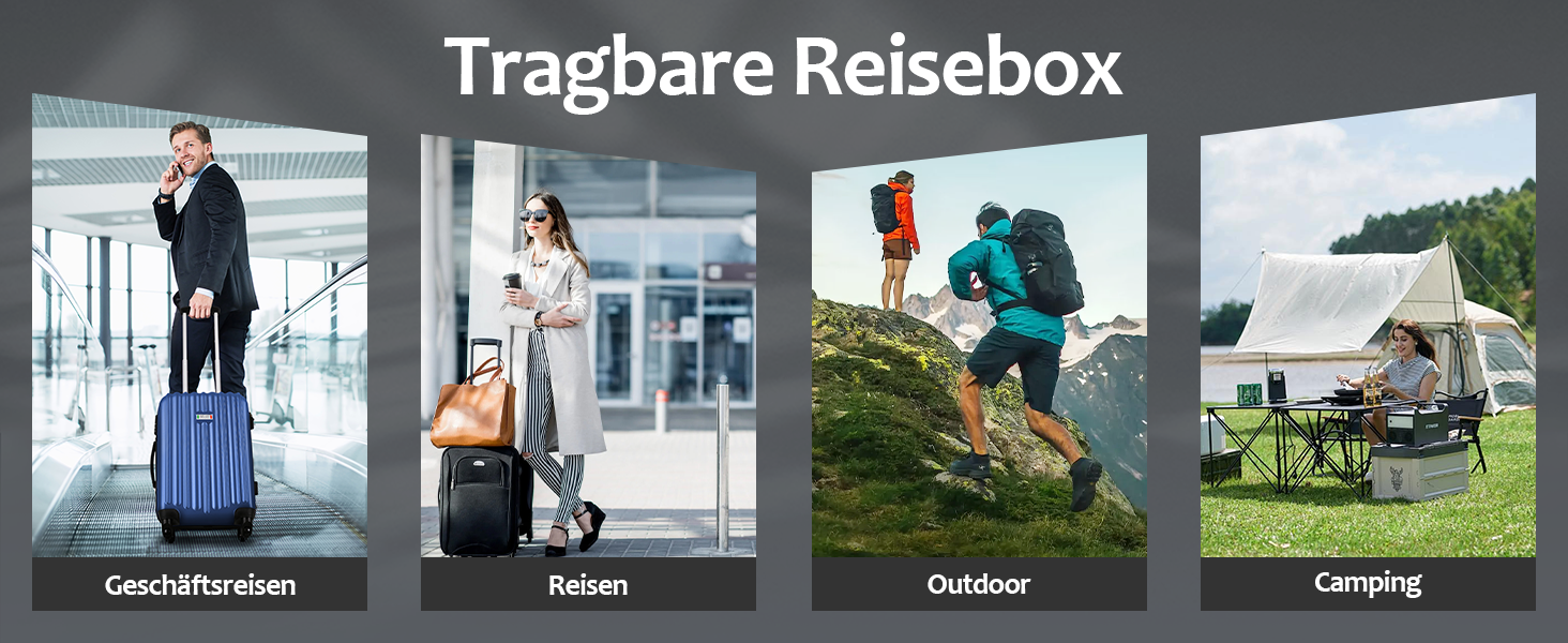 Електрична зубна щітка Lächen RM-H9, набір 2 шт. (біла та чорна) + 10 насадок, 5 режимів, з кейсами для подорожей