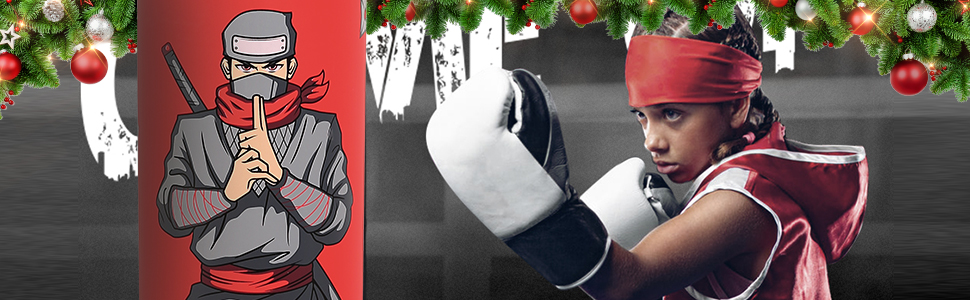 Дитячий боксерський мішок-іграшка з боксерськими рукавичками, надувний, для хлопчиків та дівчаток, для фітнесу та зняття стресу