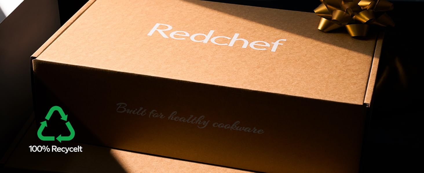 Набір сковорідок Redchef з керамічним покриттям, алюміній, 20/24/28 см, для всіх типів плит, індукційні, без PTFE, PFOA, PFAS, бежевий