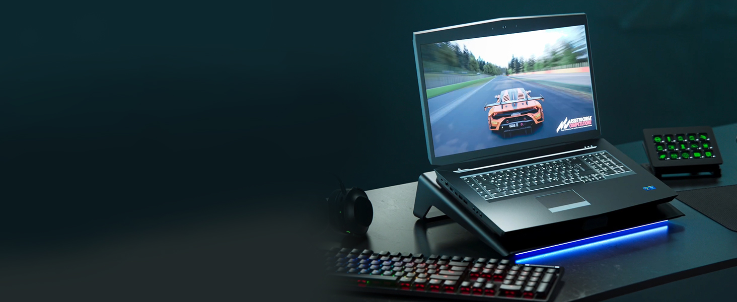 Підставка для ноутбука Razer Adjustable - Регульована, з охолодженням, для ноутбуків до 18 дюймів (регулювання висоти та кута нахилу, міцний алюміній, вентиляційне охолодження)