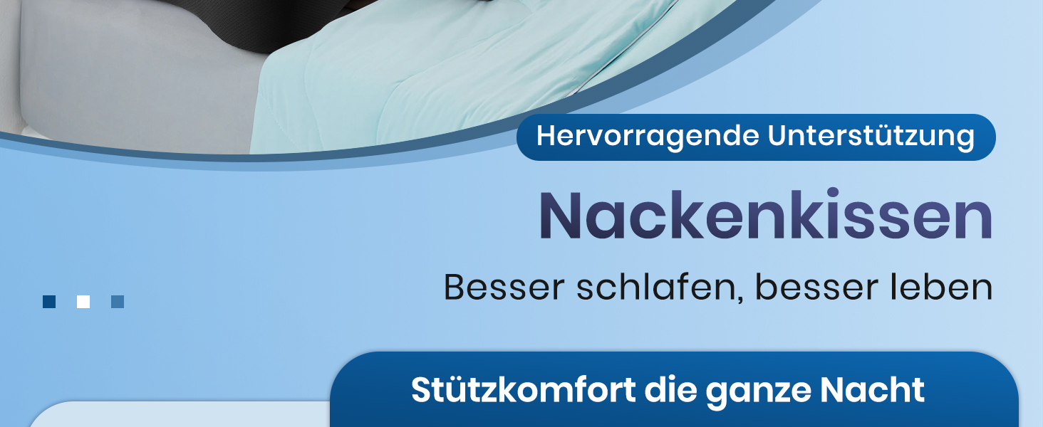 Подушка для шиї DONAMA для сну, ергономічна подушка для тих, хто спить на боці, спині та животі з знімним та пральним чохлом (Чорно-біла, 66x37x13 см)