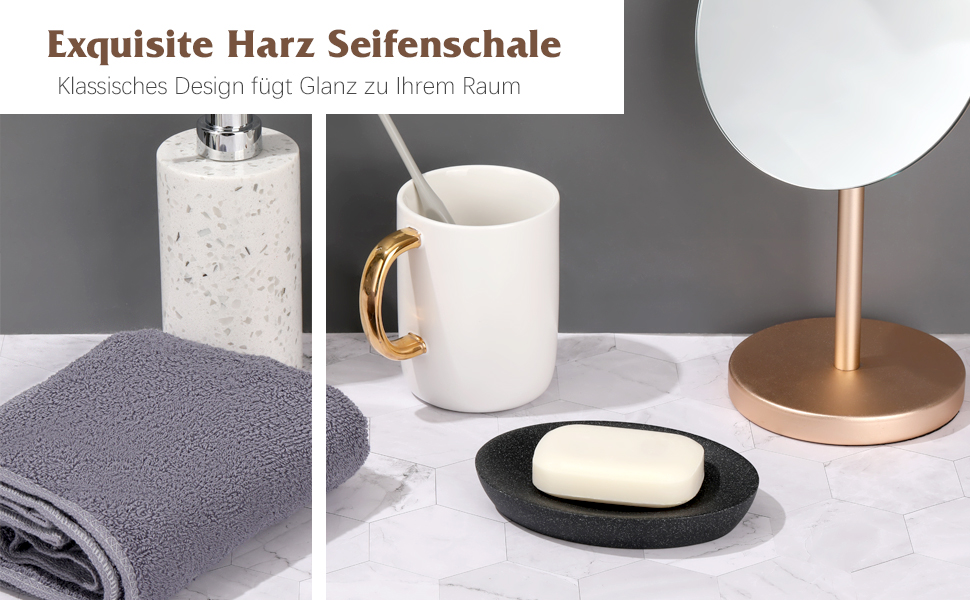 Підставка для мила Shinowa: неслизька мильниця з харчового пластику для ванної, туалету, кухні. Білий колір, дизайн 