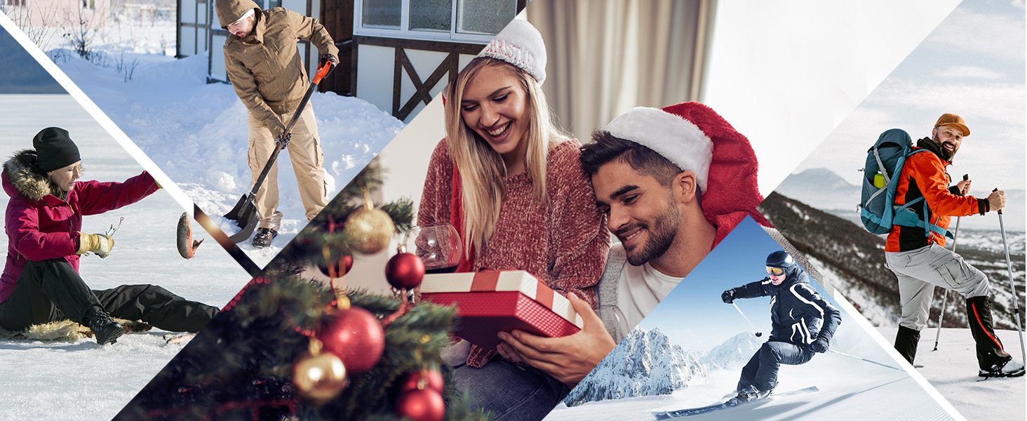 Обогрівальний жилет для чоловіків та жінок з акумулятором 10000mAh - жилет з 5 зонами обігріву, 3 режими температури, подвійне керування для зимових активів на відкритому повітрі, XXL, чорний