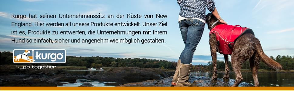 Водна пляшка для собак Kurgo RSG з відстібною сумкою, сумісна з MOLLE, кріплення для службового нашийника, блакитна, універсальний розмір