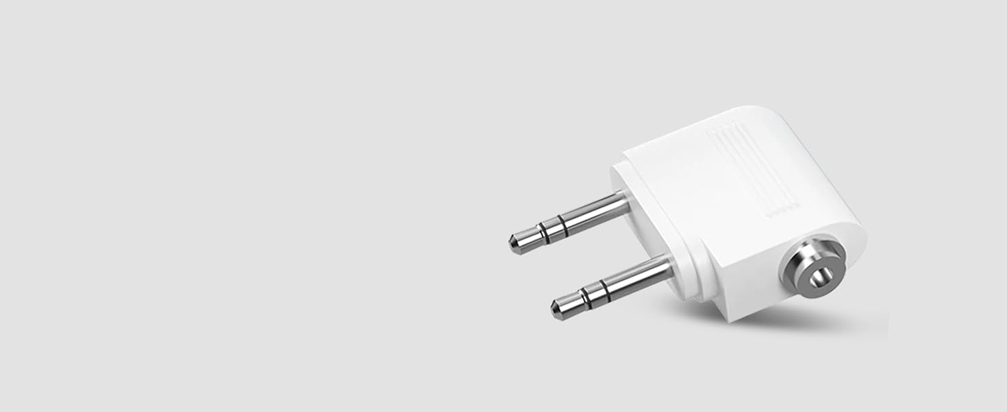 Bluetooth-адаптер для літака Avantree Voyager з підтримкою Auracast, білий