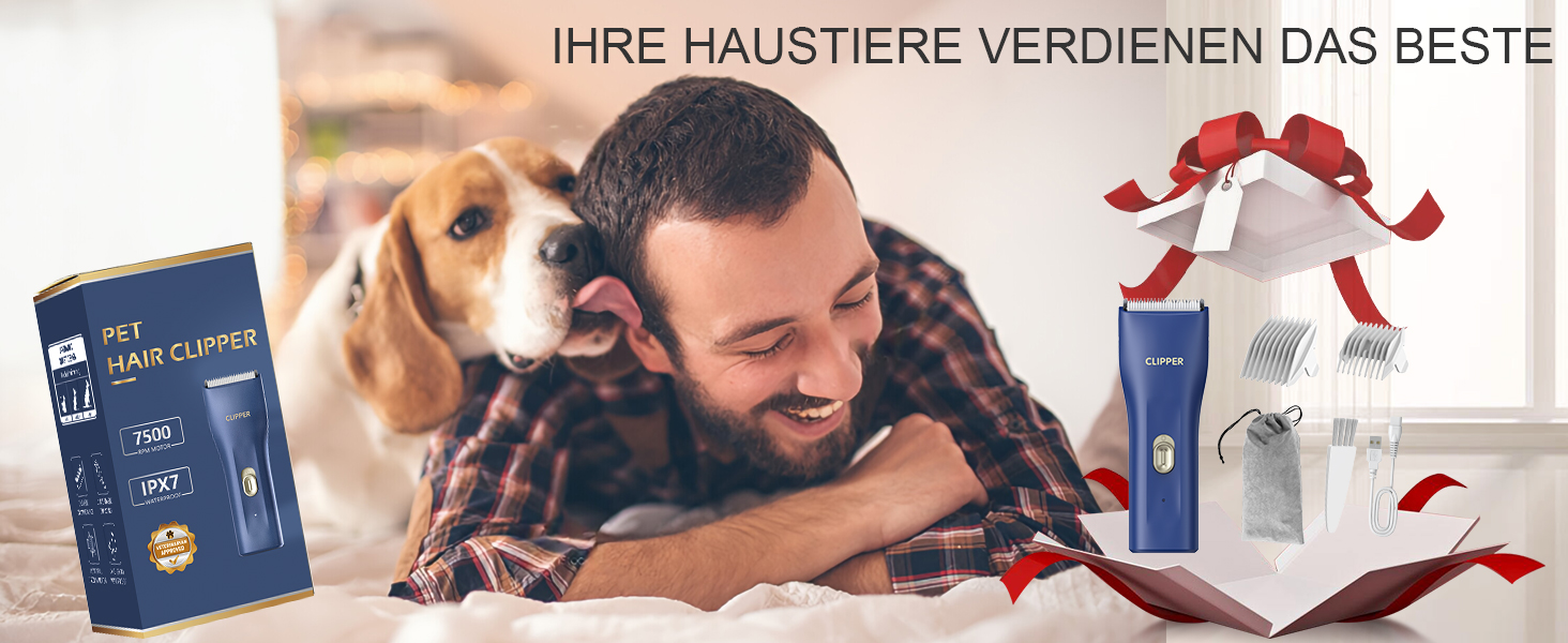 Професійна машинка для стрижки собак з густим хутром, бездротовий набір для грумінгу котів та собак, акумуляторна машинка для стрижки собак, котів, кроликів, блакитна