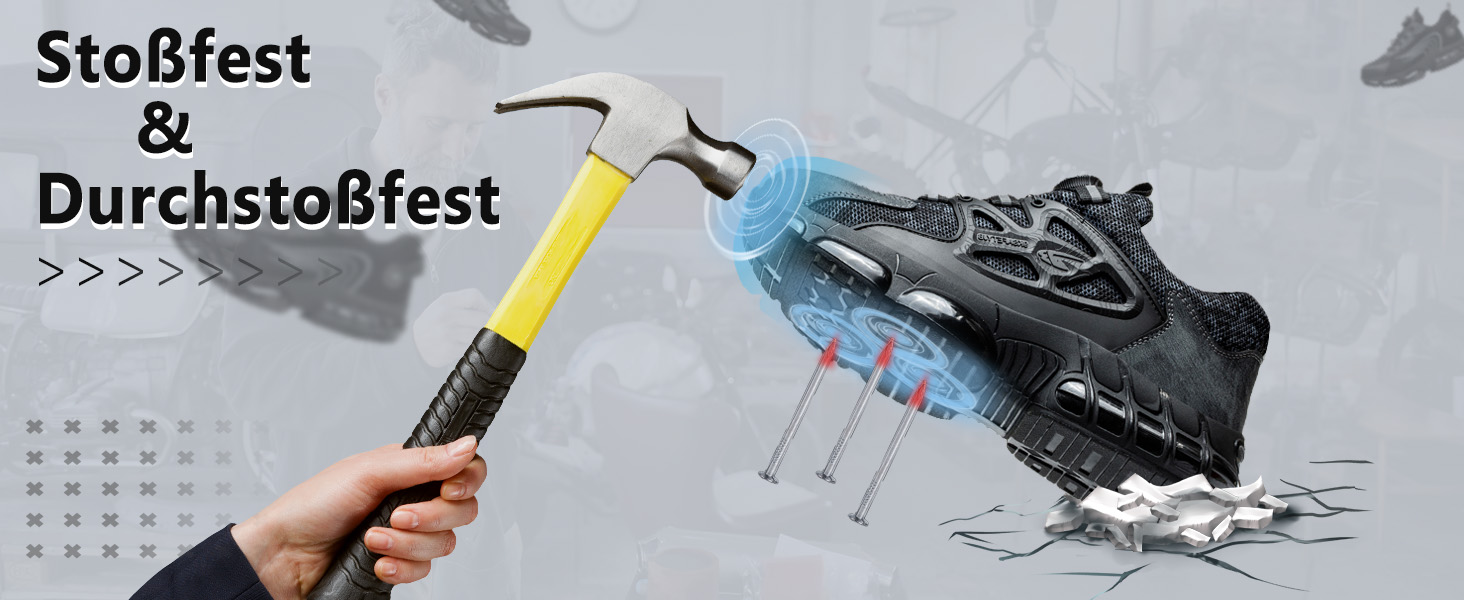 Черевики робочі чоловічі S3 Explorer 3.0. Легкі, спортивні, з поворотним замикачем. Захист від удару та проколу. Чорний.