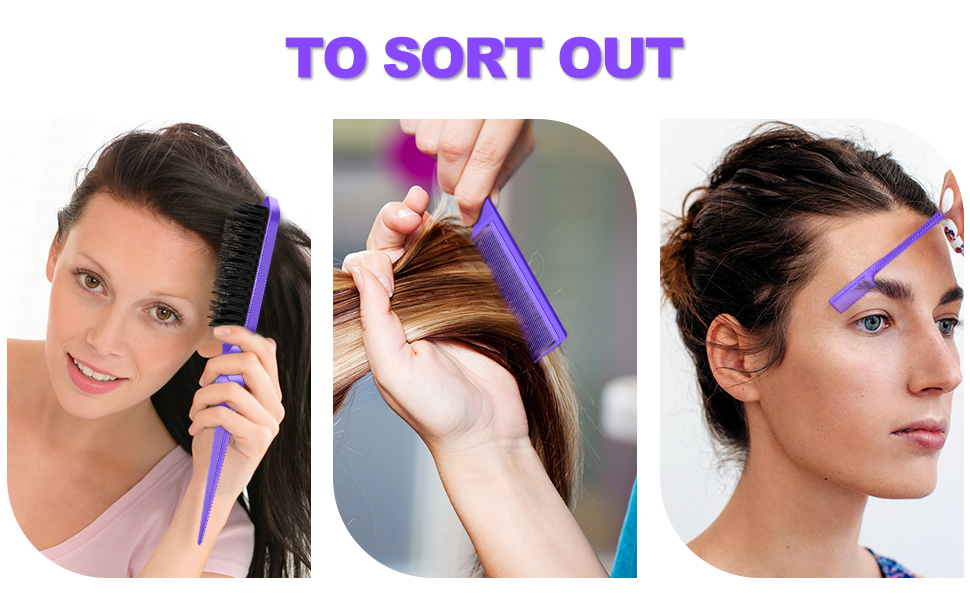 Щітка для кучерявого волосся (фіолетова)