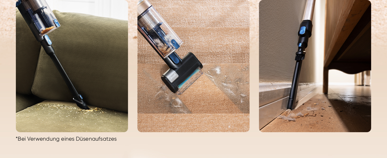 Бездротовий пилосос Levoit LVAC-200 - 4-в-1, для дому та авто, 75 м², фільтрація 99,9%, видалення шерсті тварин