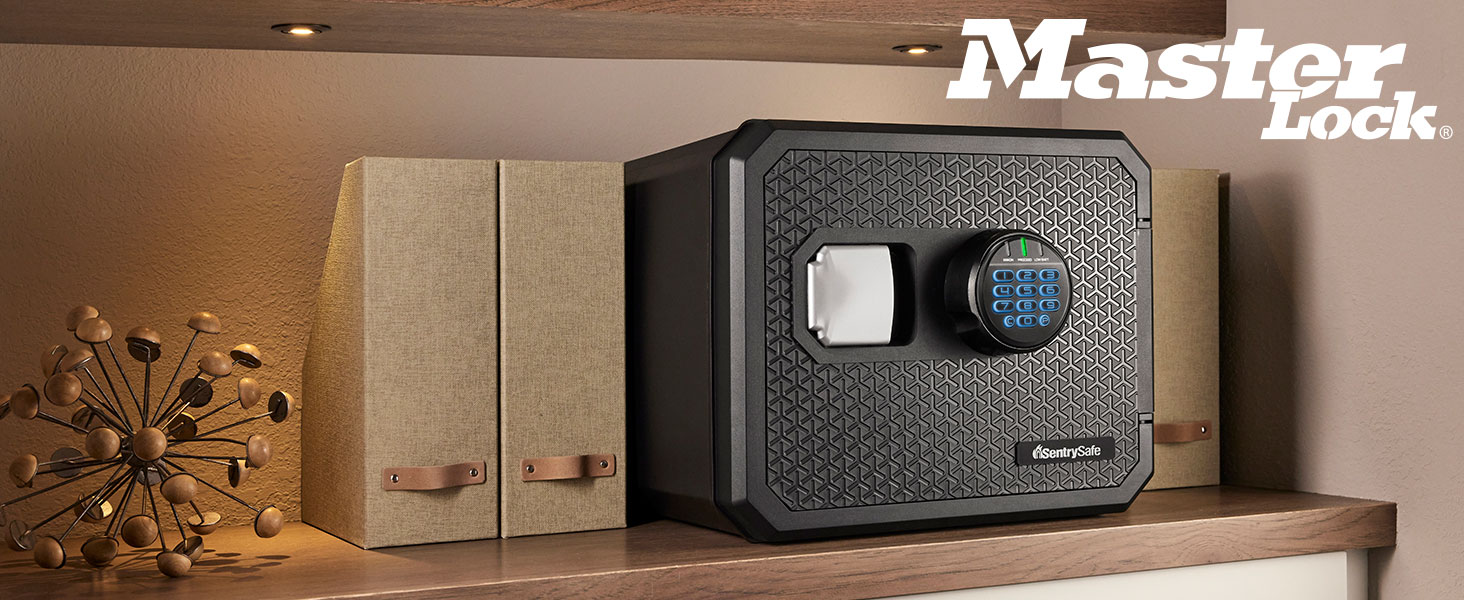 Master Lock – вогнестійкий сейф з цифровим замком, 23L, 417x348x478 мм, для дому та офісу