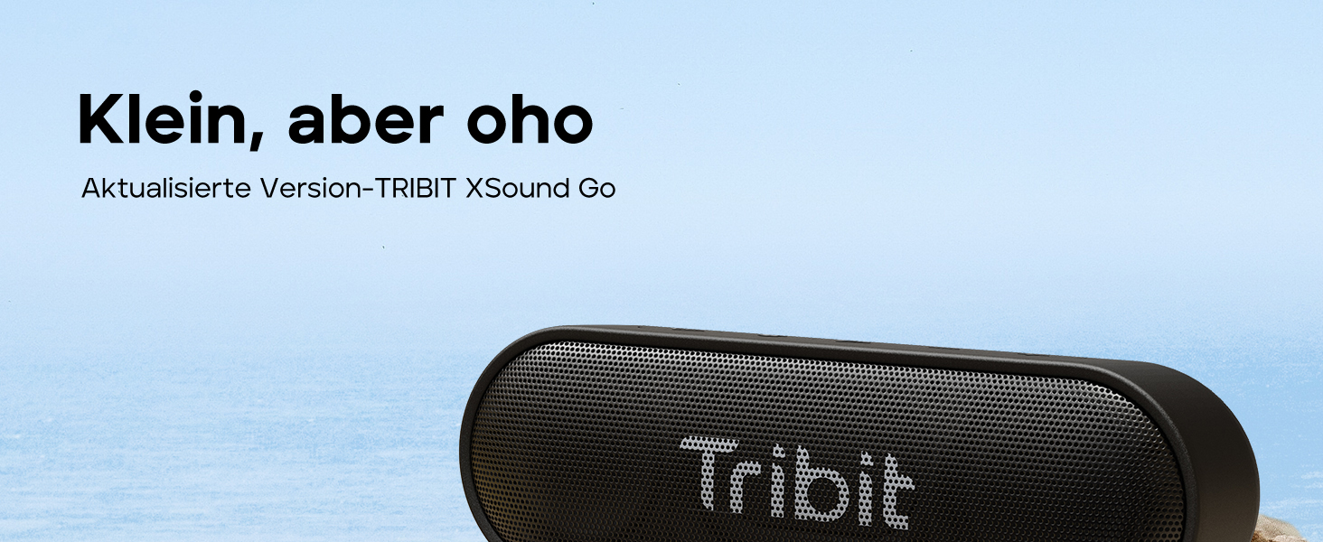 Tribit XSound Go Bluetooth колонка 16W, чорна: Водонепроникна (IPX7), 24 год, TWS, портативна для подорожей, пляжу, кемпінгу