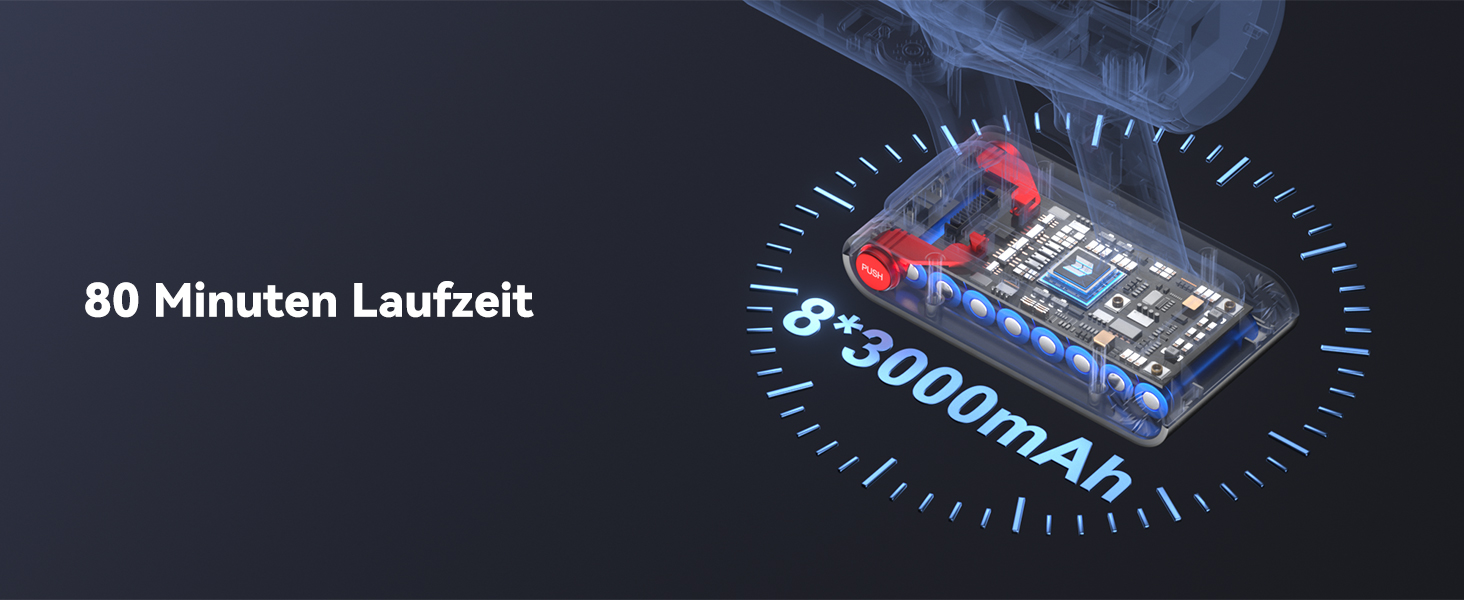 Бездротовий акумуляторний пилосос H9 58000Pa/650W з LED-дисплеєм та антизаплутувальною насадкою для тварин, килимів та твердих поверхонь, золотистий