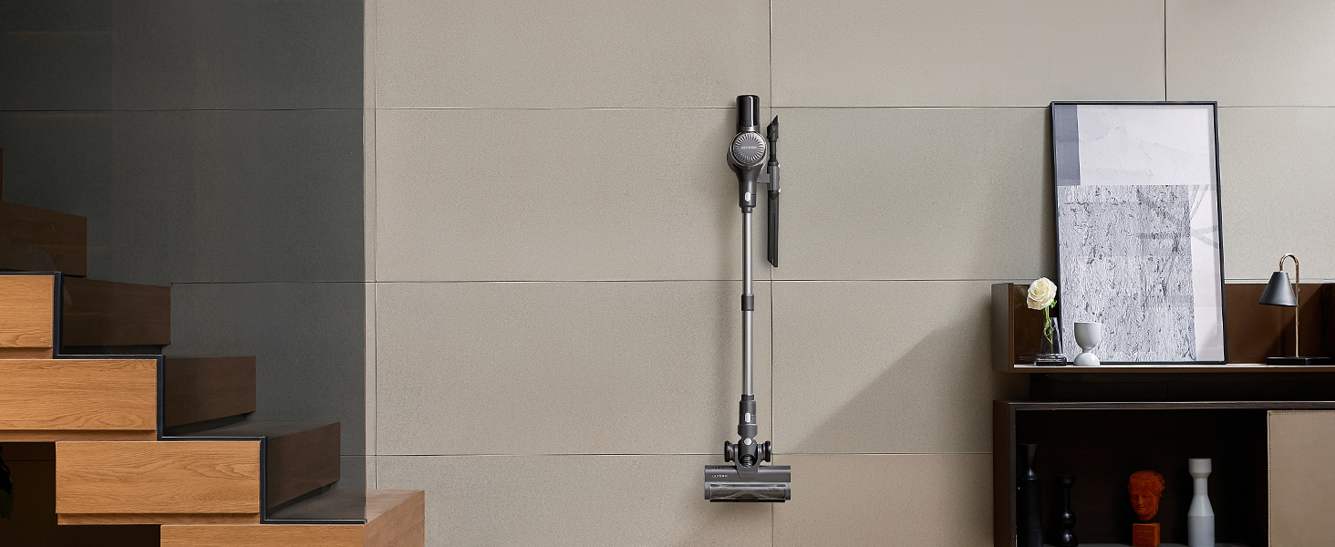 Бездротовий пилосос Ultenic U12 Tech Green Eye™ з акумулятором, 45000Pa, для твердих підлог, килимів та шерсті тварин, з автоматичним режимом та покращеною насадкою проти ковтунів