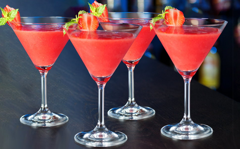 Набір склянок для коктейлів ParaCity (4 шт.), 180 мл: Мартіні, Маргарита, вечірка, кейтеринг