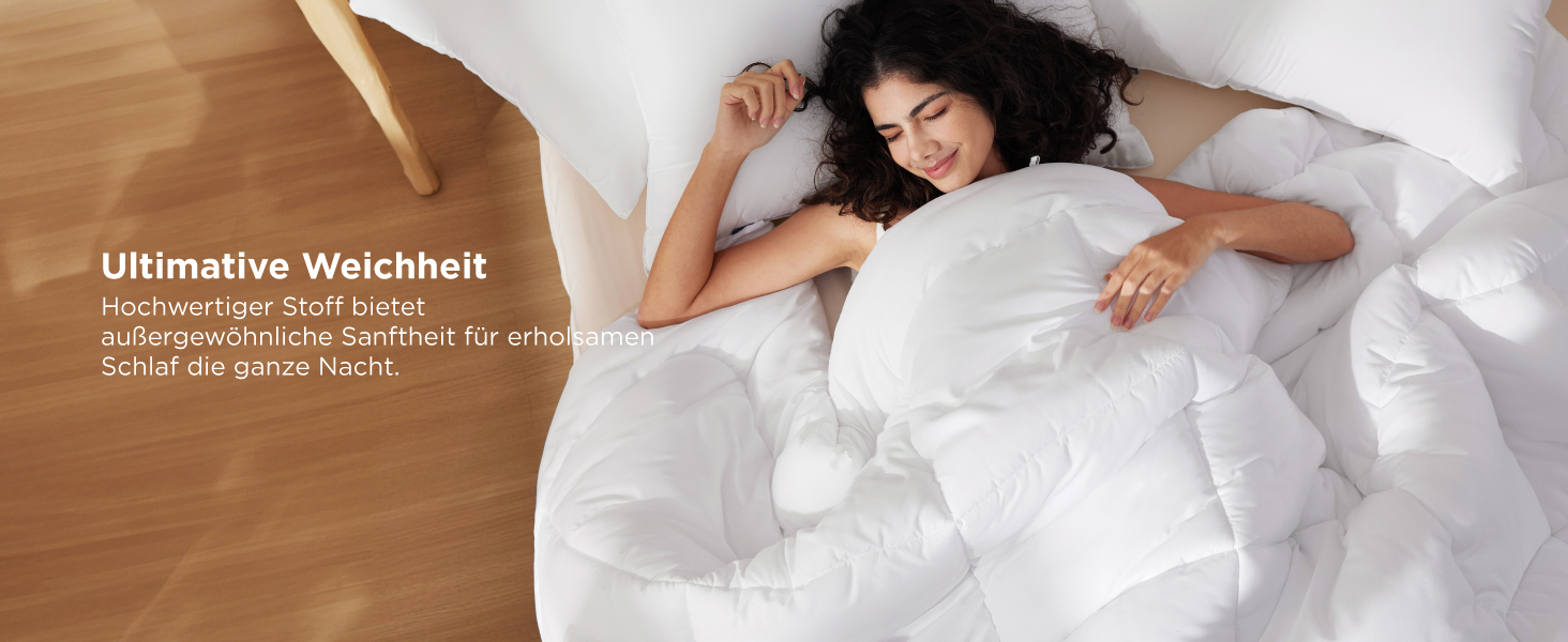 Комплект постільної білизни BEDSURE: ковдра 135x200 (зимова 450gsm, літня 150gsm) для 4 сезонів, 2 шт.