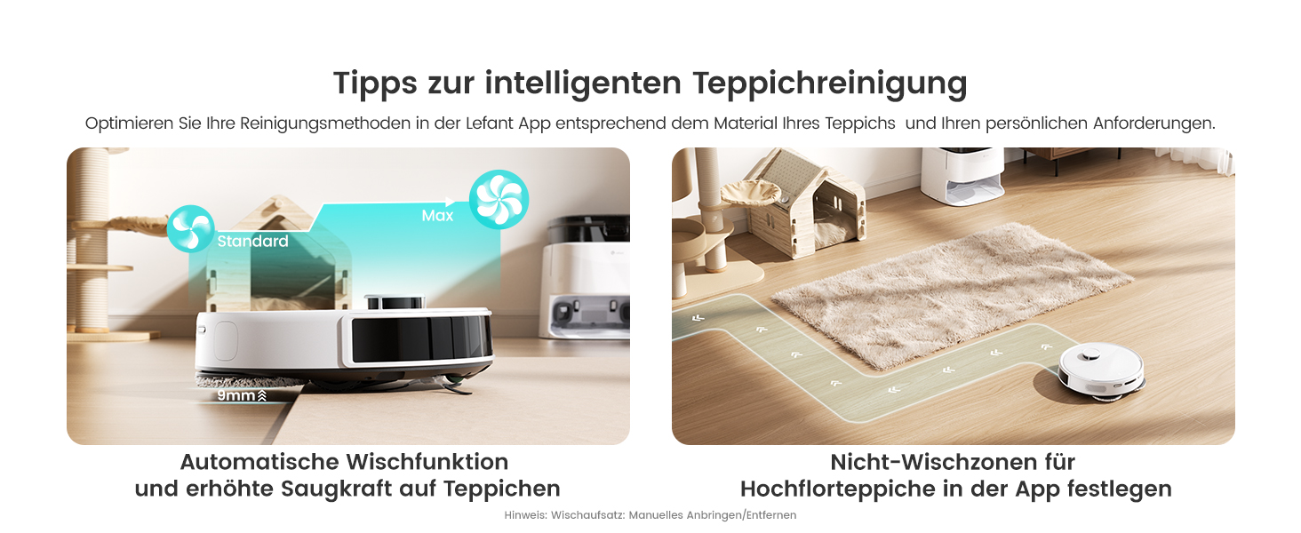 Робот-пилосос LEFANT M320 3-в-1 з функцією миття, 6000Pa, навігація, 800мл, 240хв, Wi-Fi, для тварин, килимів