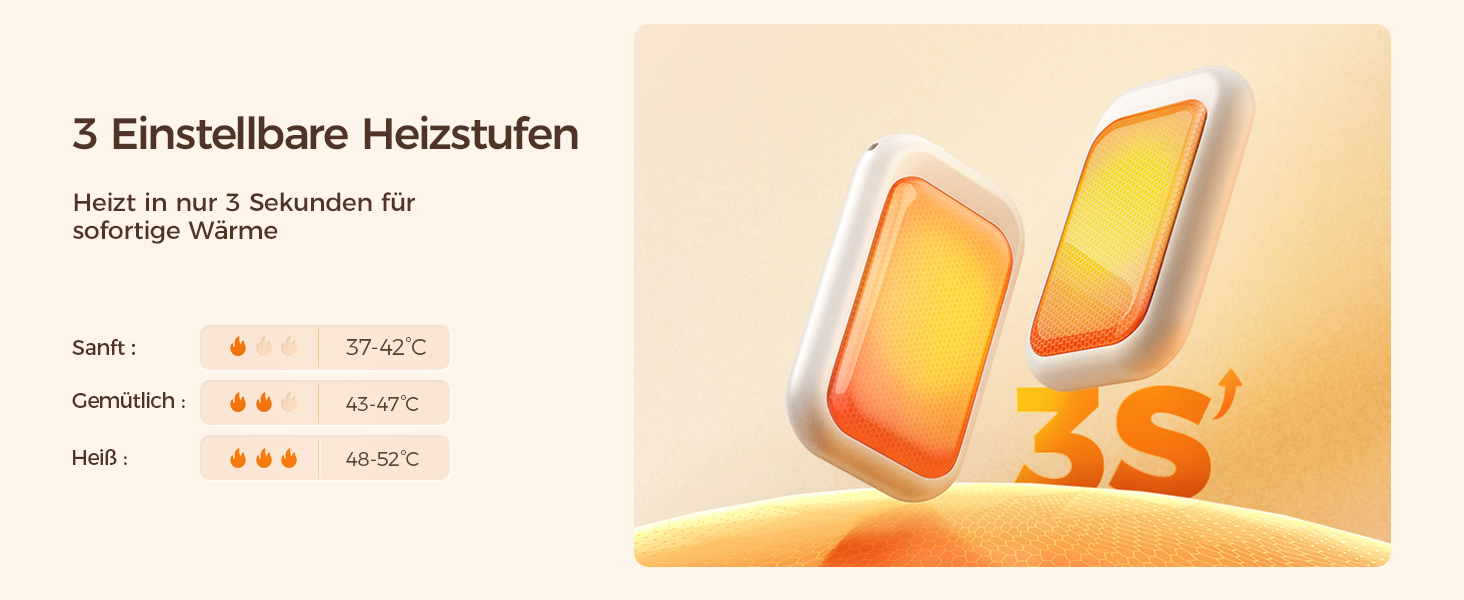 Електричні грілки для рук OCOOPA AI з магнітом, 5000mAh, 2 шт., ультратонкі, для жінок, подарунок, зима