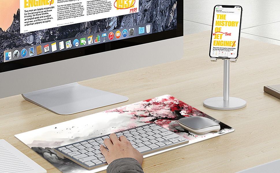 Килимок для миші ігровий XXL 900x400 мм, з антиковзким покриттям, водонепроникний, для ПК, MacBook, Laptop