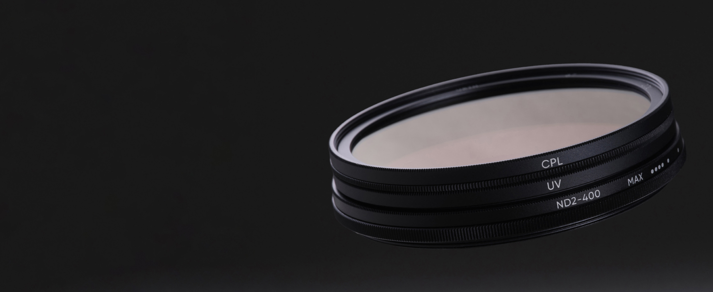 Набір фільтрів Urth 43mm: UV, CPL (поляризаційний), ND2-400