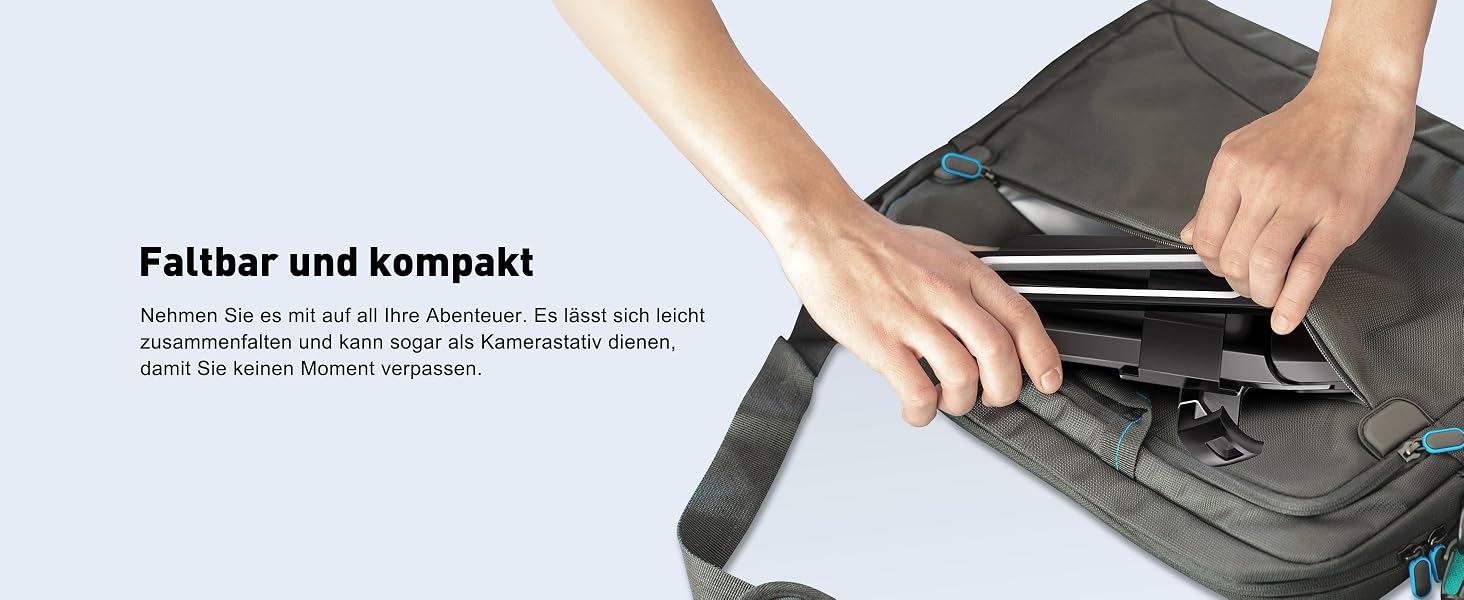Настінний та настільний тримач для планшета та смартфона AboveTEK, регульований за висотою, поворотний на 360°, сумісний з iPad, Kindle (4.7–13.5 дюймів), чорний