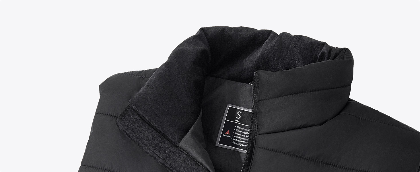 Електрична грійна жилетка для чоловіків з Powerbank 16000mAh 7.4V, 9 зон нагріву, для катання на лижах, активного відпочинку, велосипедної їзди, XXL, чорний