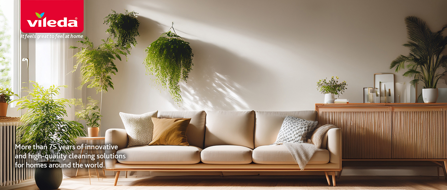 Vileda Ultramax 2в1: комплект для миття підлоги з мопом, відром з пресом та мікрофіброю. Підходить для всіх твердих поверхонь.