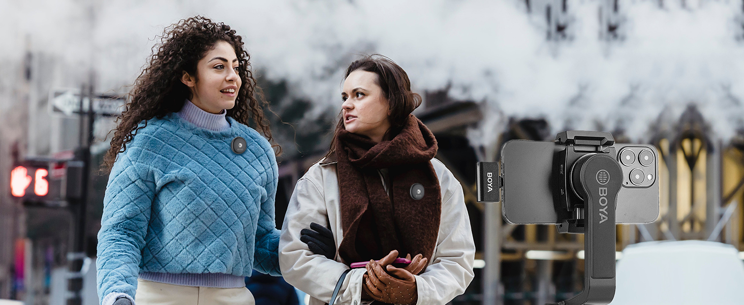 BOYA OMIC-U Бездротовий Lavalier Мікрофон USB-C для Android, iPhone, iPad, Vlog, Podcast - Plug & Play