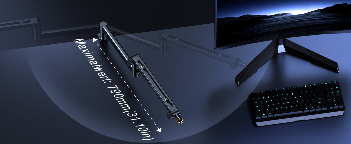 Кріплення для мікрофона Aokeo AK-58 - низькопрофільний тримач для HyperX, Elgato, Shure, Blue Yeti