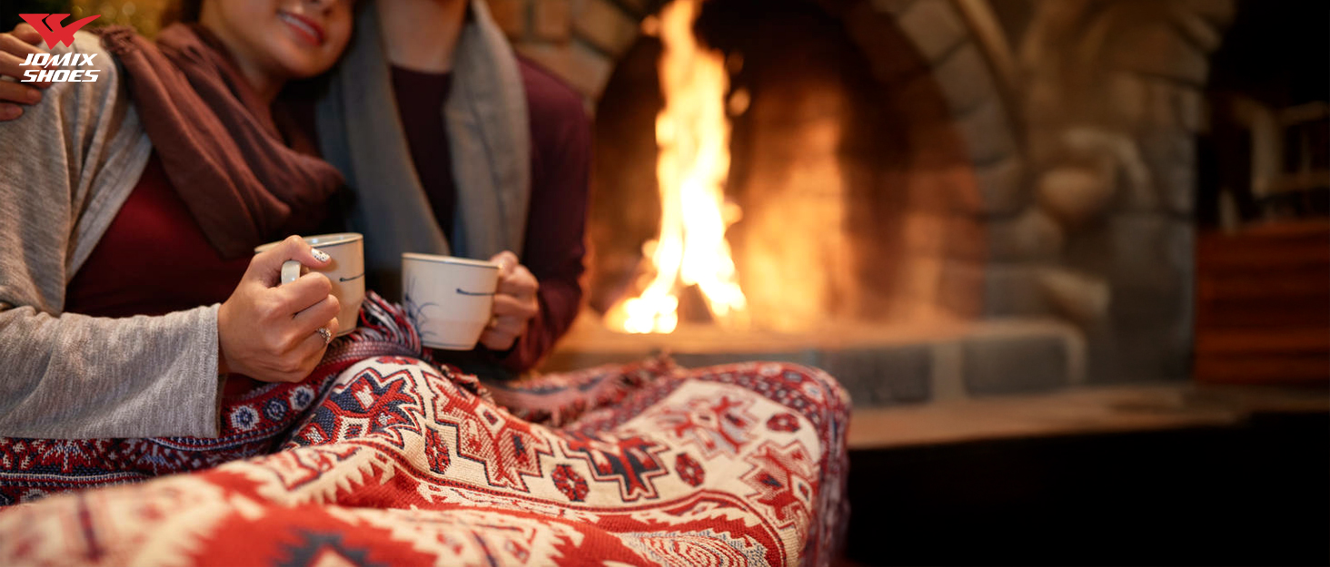 Домашні тапочки JOMIX для чоловіків та жінок, теплі, з піною Memory Foam, зручні та неслизькі, для дому та вулиці, 45 EU, сірий, блакитний