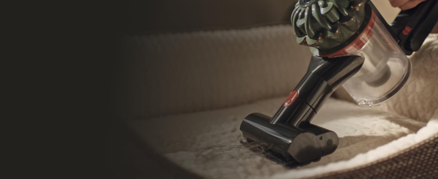Бездротовий пилосос Dyson V8 Cyclone: потужність 130 AW, до 40 хв роботи, технологія Motorbar проти заплутування волосся, видаляє шерсть тварин, для підлоги та рук